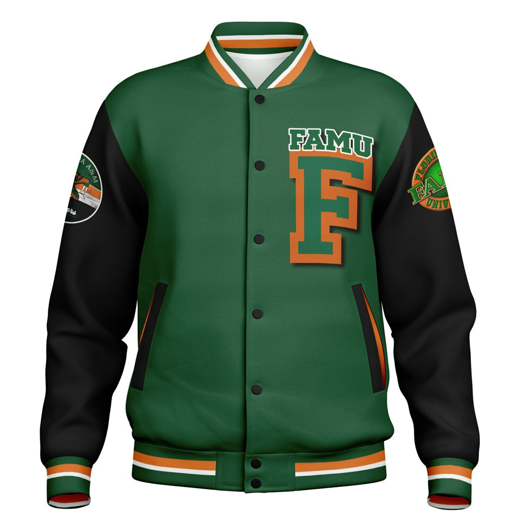 FAMU Black Venom Green Varsity Jacket