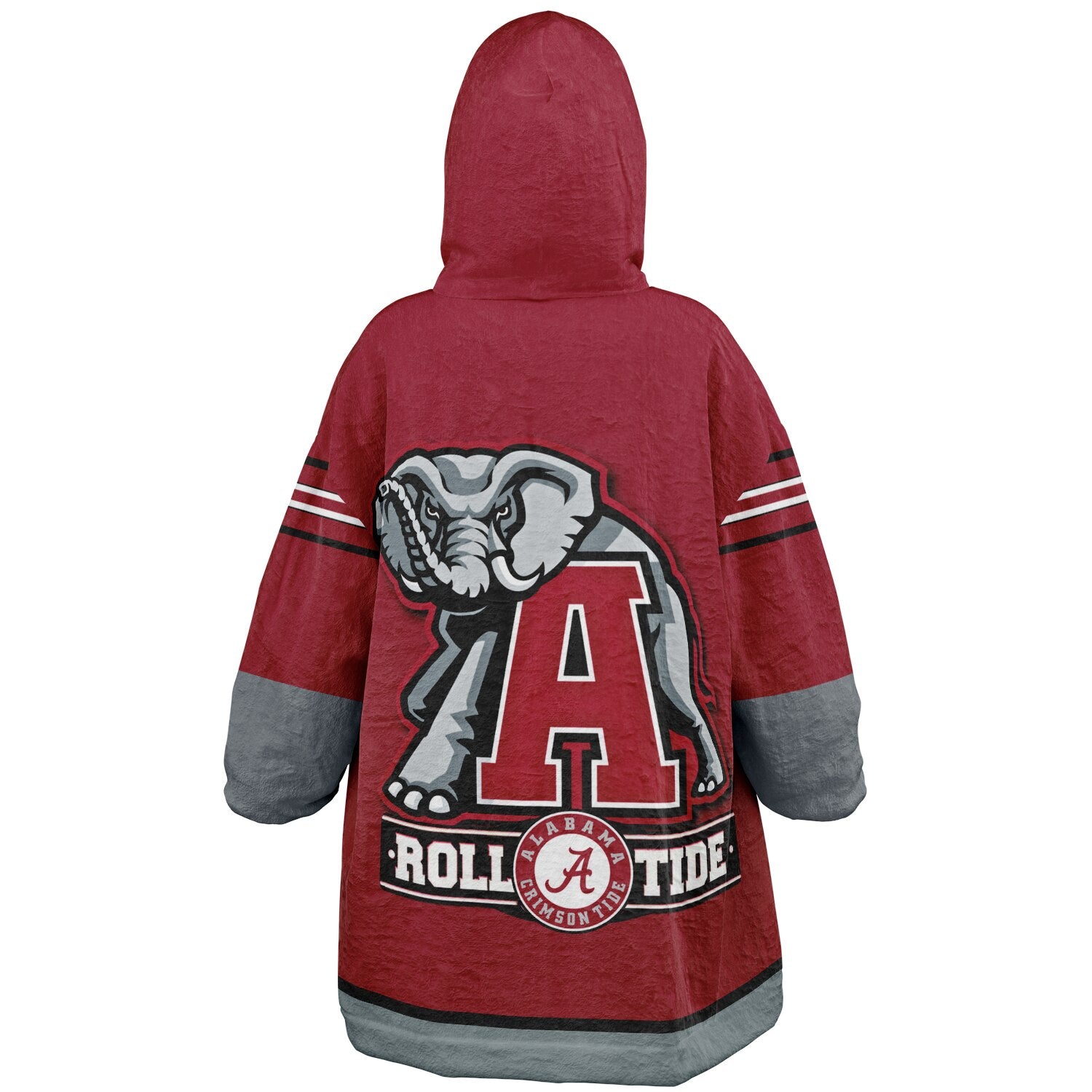 Youth Alabama Crimson Tide Red Oversize Game Day Lounge Hoodie