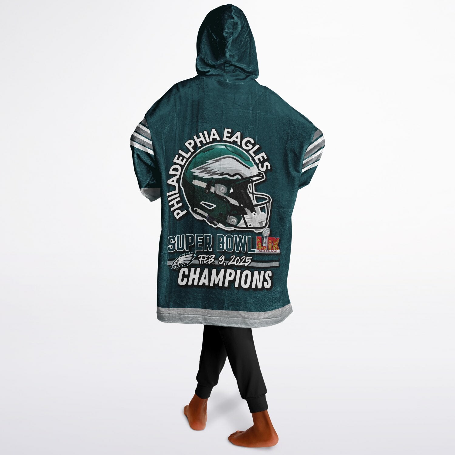 Youth Oversize Hooded Blanket Philly Player Green S.B. Champion 2024