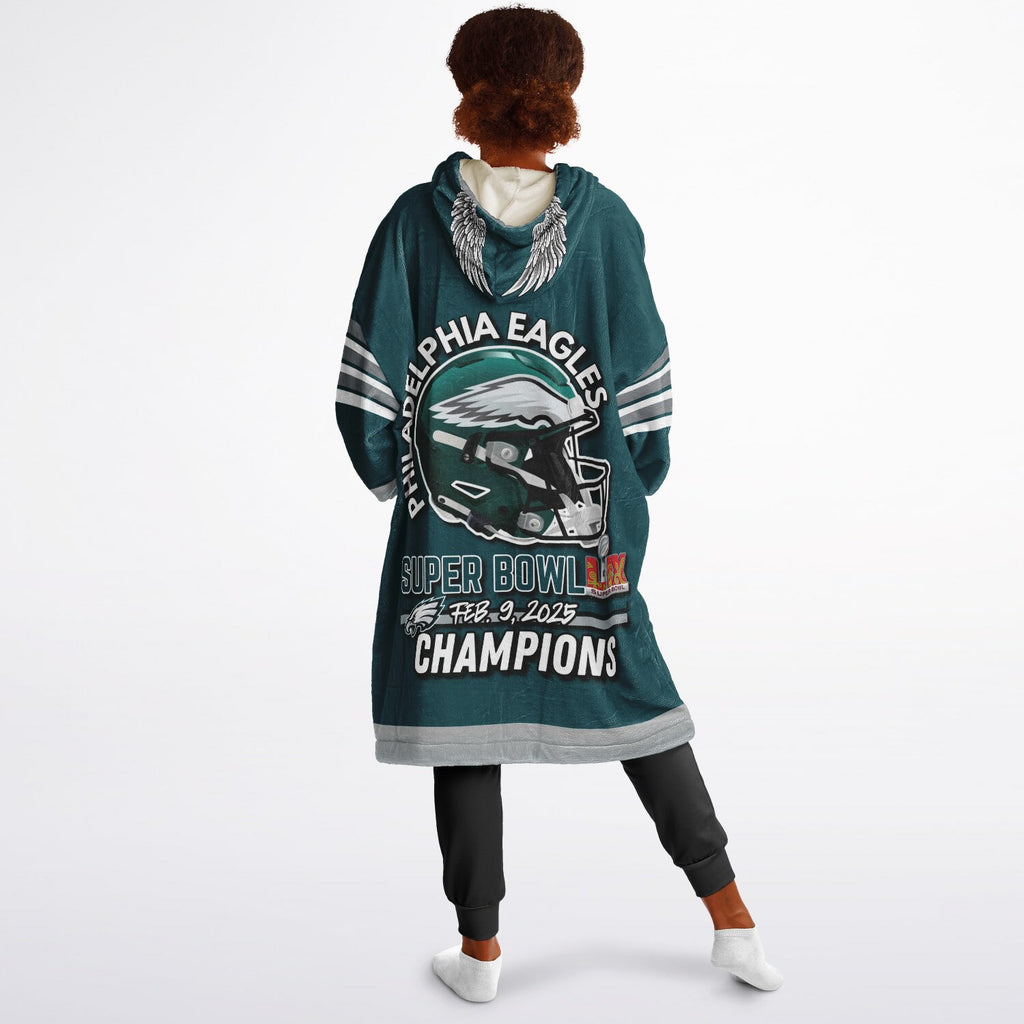 Youth Oversize Hooded Blanket Philly Player Green S.B. Champion 2024