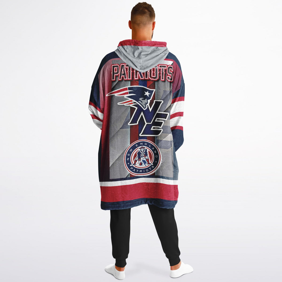 New England Patriots Blue Adult Game Day Lounge Hoodie