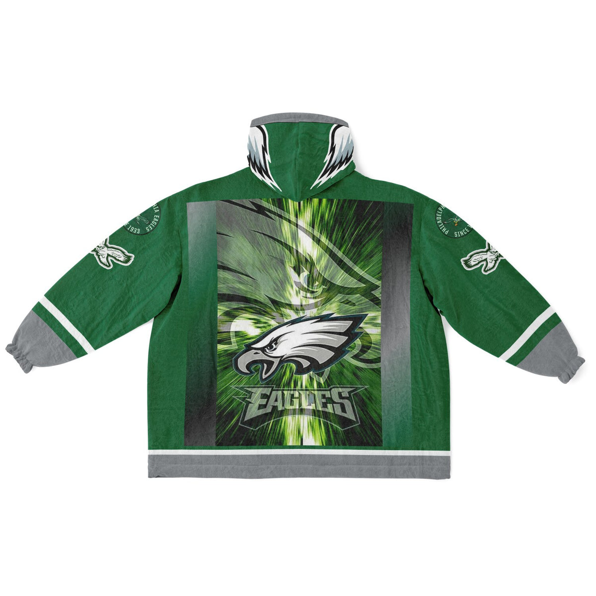 Eagles Kelly Green Adult Game Day Lounge Hoodie Lime Green Birds