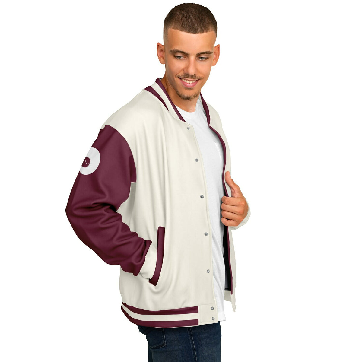 Phillies Cream Baseball Jacket