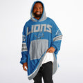 Detroit Lions Blue Adult Game Day Lounge Hoodie