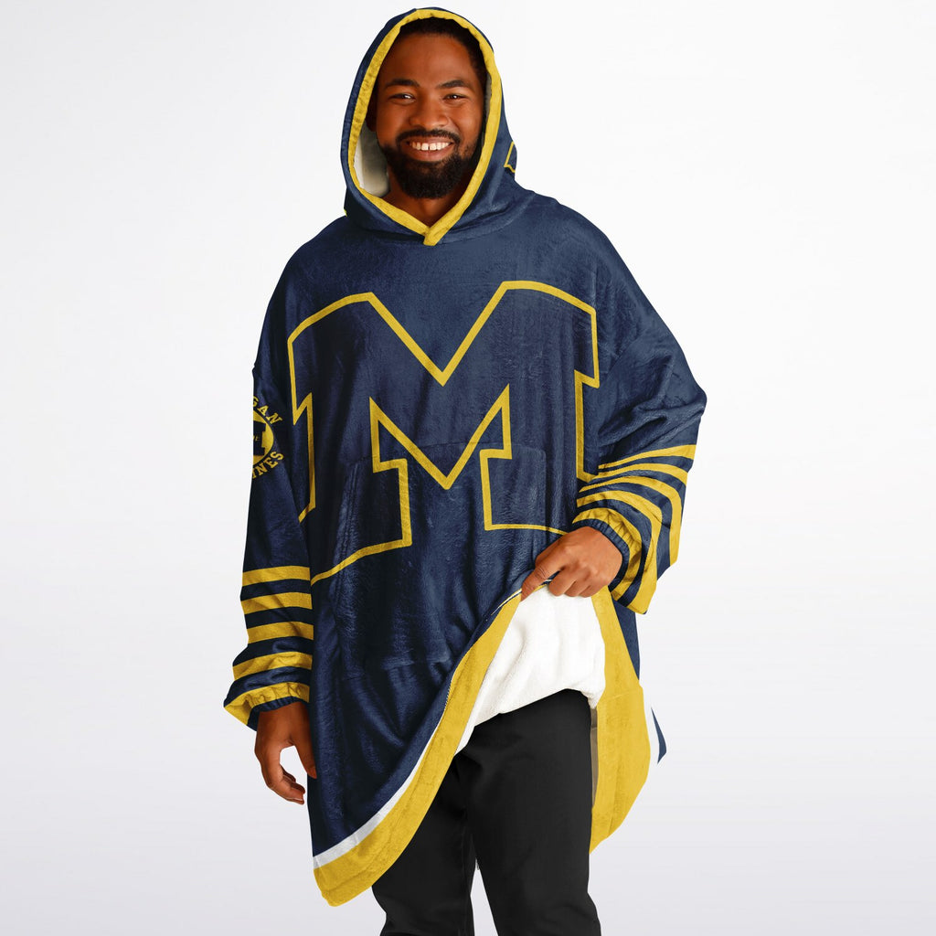 Michigan Wolverines Maize & Blue Adult Game Day Lounge Hoodie
