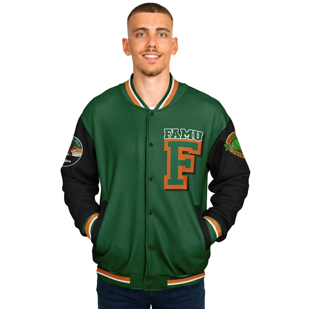 FAMU Black Venom Green Varsity Jacket