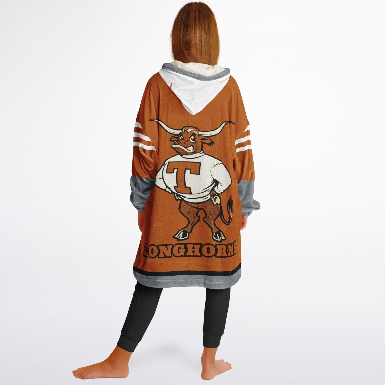 Youth Texas Longhorns Burnt Orange Oversize Game Day Lounge Hoodie