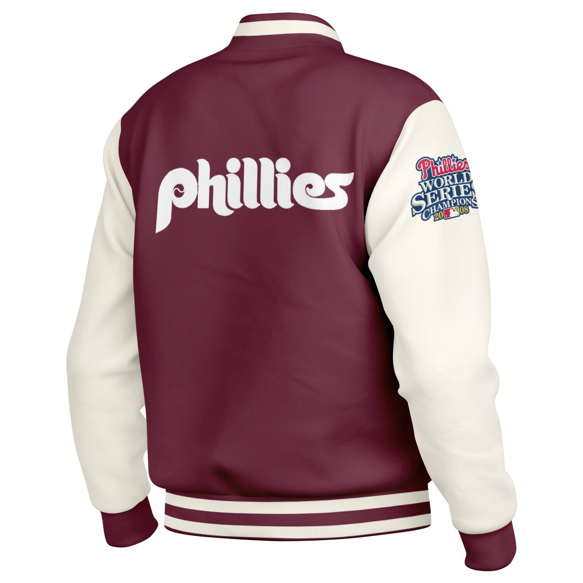 Philadelphia Phillies Maroon Baseball Jacket