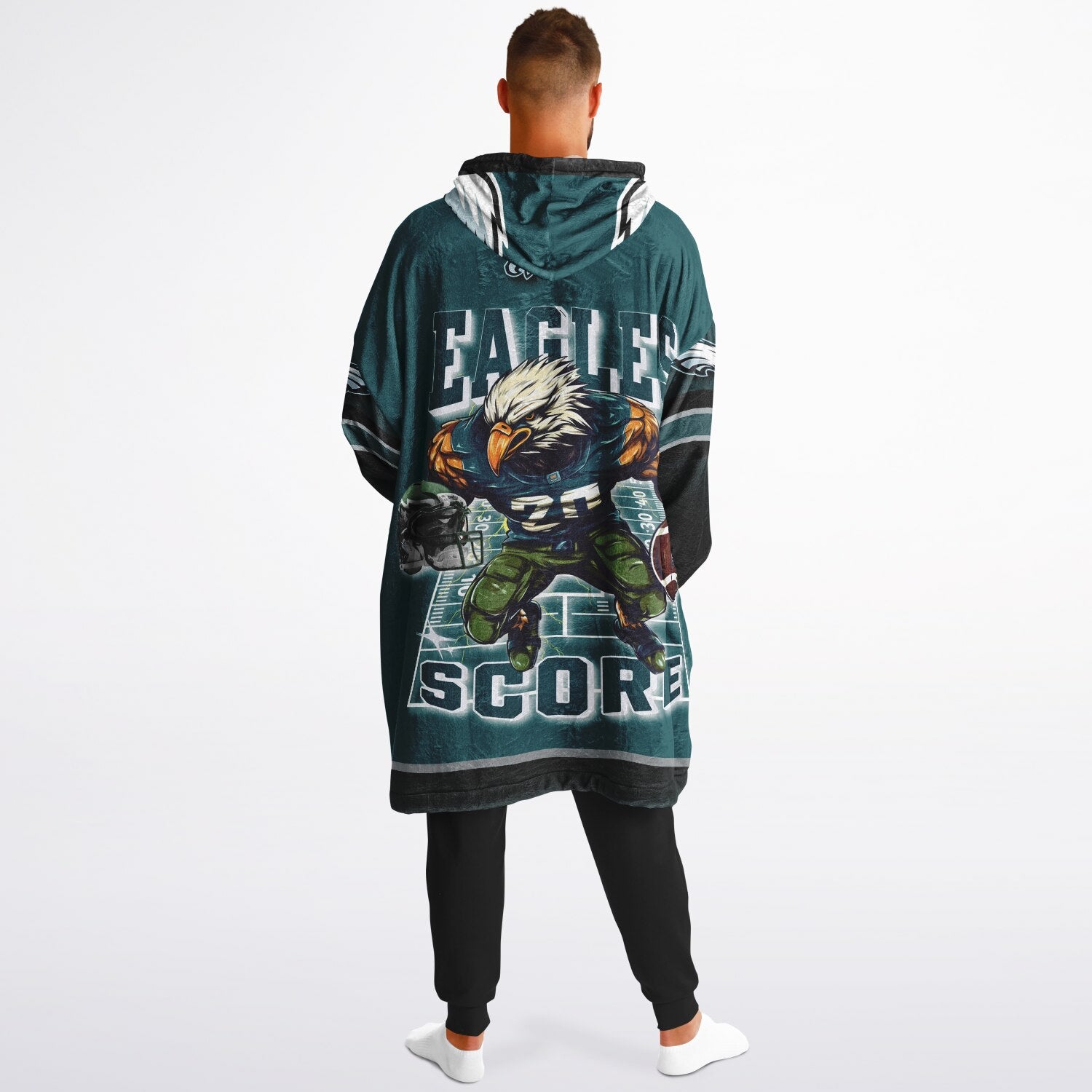 Eagles Victory Green Adult Game Day Lounge Hoodie
