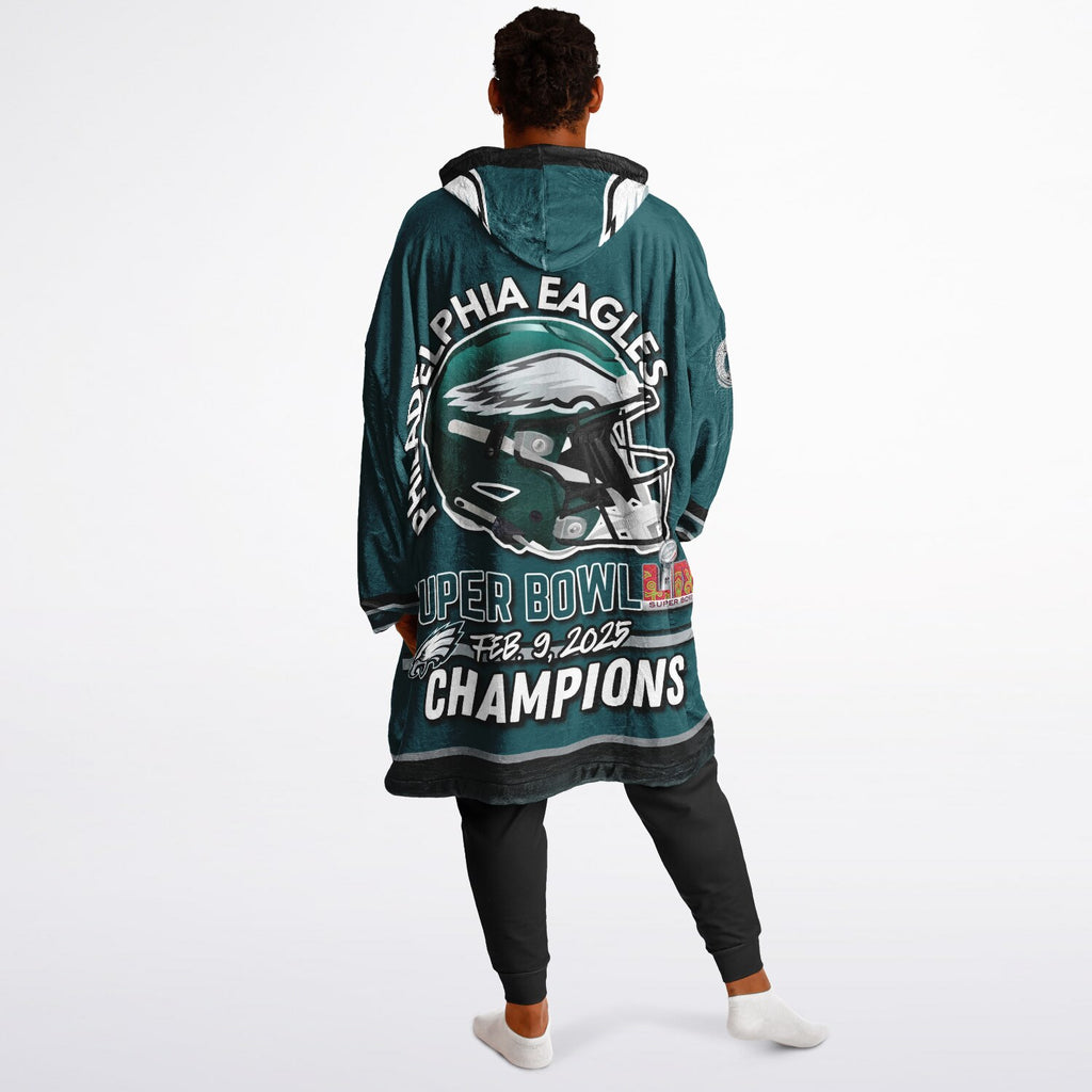 Eagles Victory Green Adult Game Day Lounge Hoodie Super Bowl Edition
