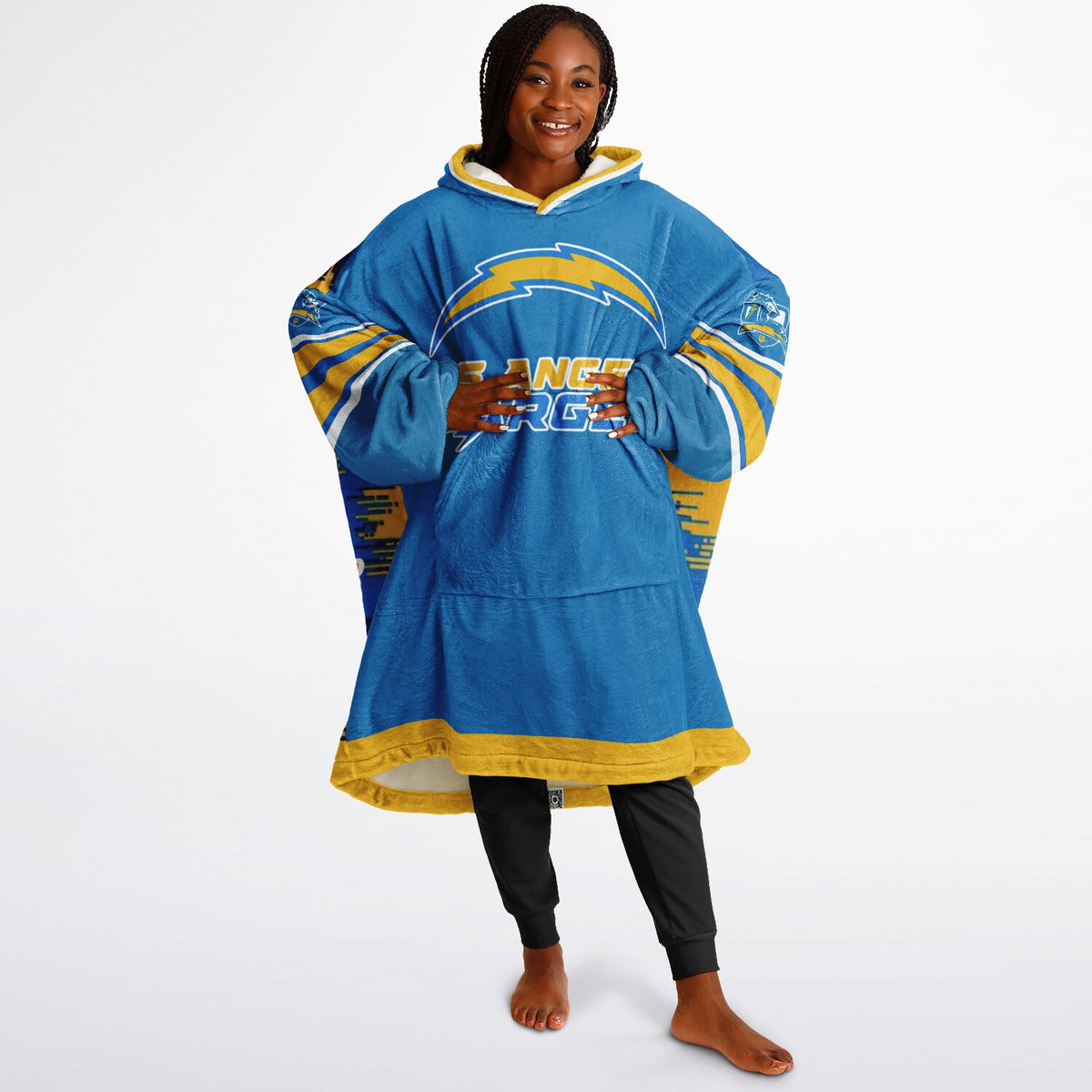 LA Chargers Powder Blue Adult Game Day Lounge Hoodie