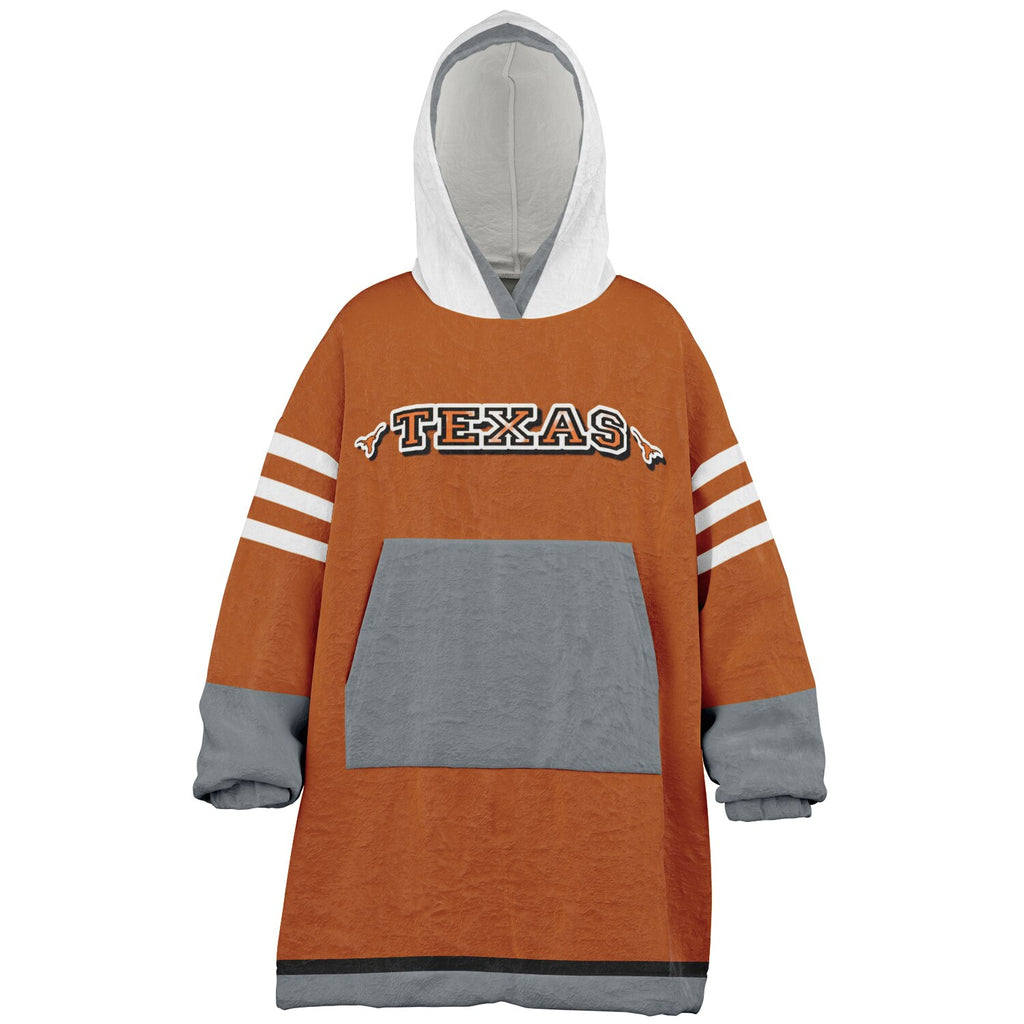 Youth Texas Longhorns Burnt Orange Oversize Game Day Lounge Hoodie