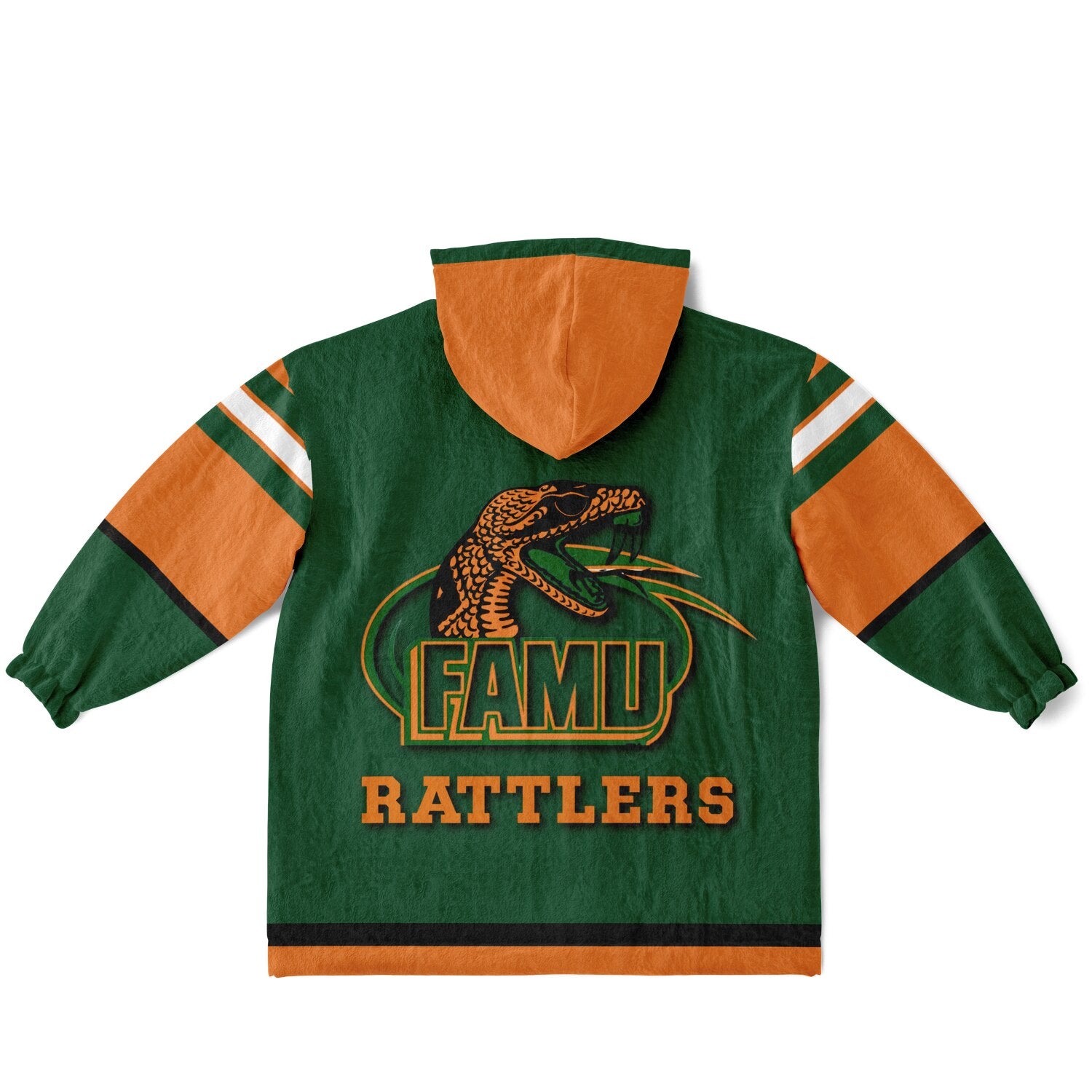 Youth FAMU Rattlers Green Oversize Game Day Lounge Hoodie