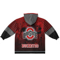 Youth Ohio St. Scarlett Oversize Game Day Lounge Hoodie Great Gift for Young Fans & Future Buckeyes