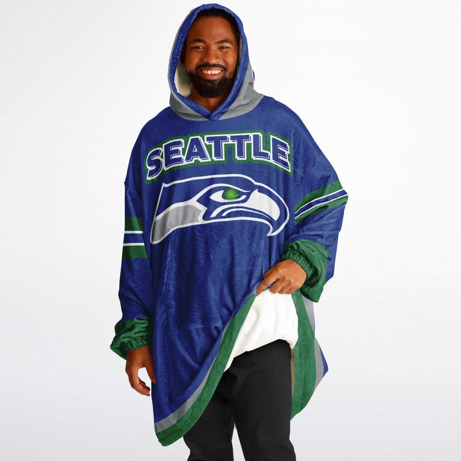 Seattle Seahawks Adult Game Day Lounge Hoodie