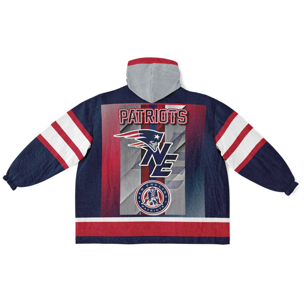 New England Patriots Blue Adult Game Day Lounge Hoodie