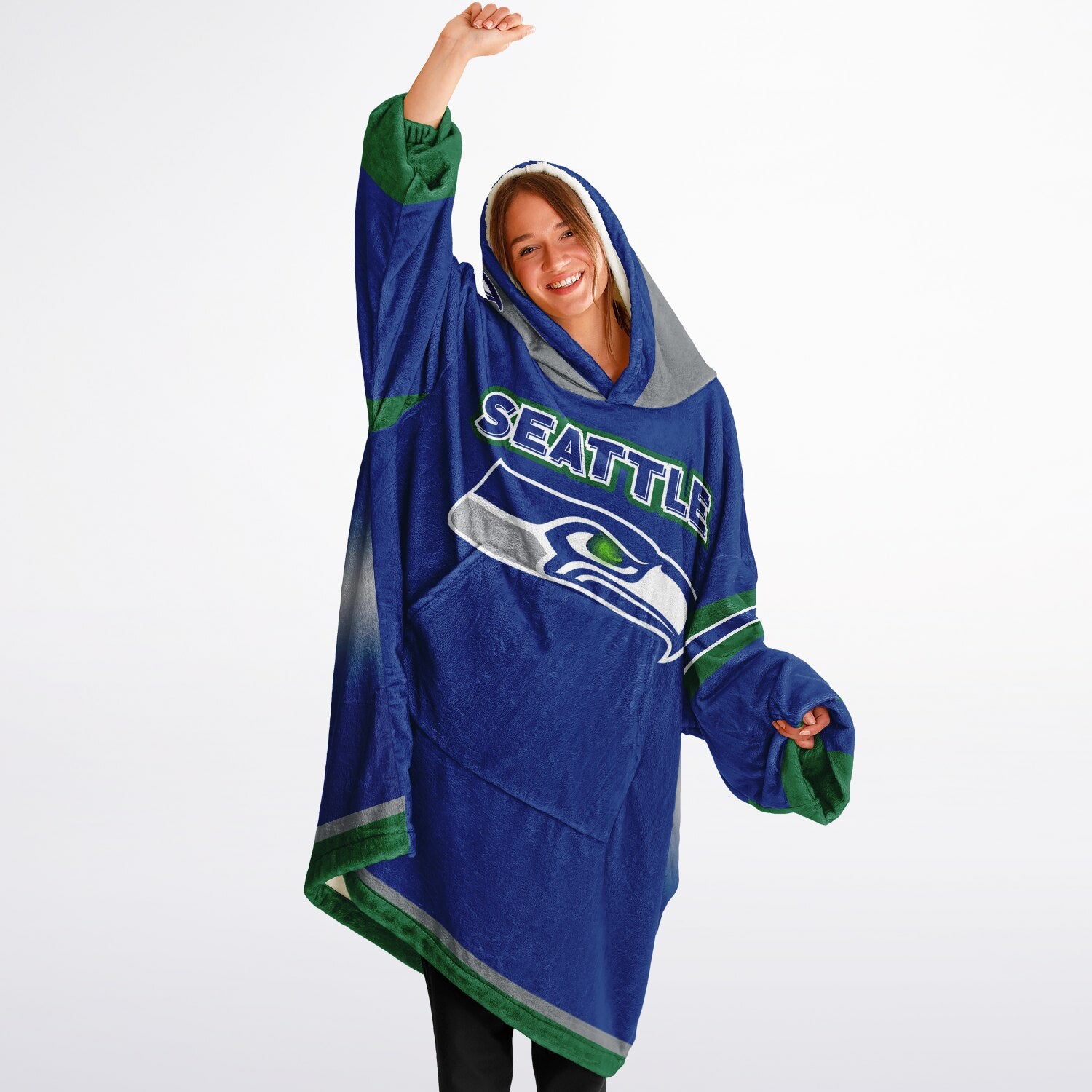 Seattle Seahawks Adult Game Day Lounge Hoodie