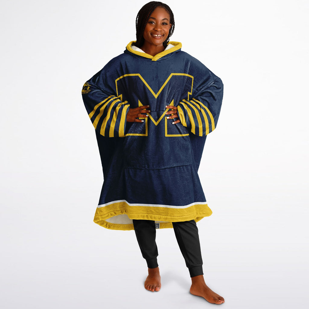 Michigan Wolverines Maize & Blue Adult Game Day Lounge Hoodie