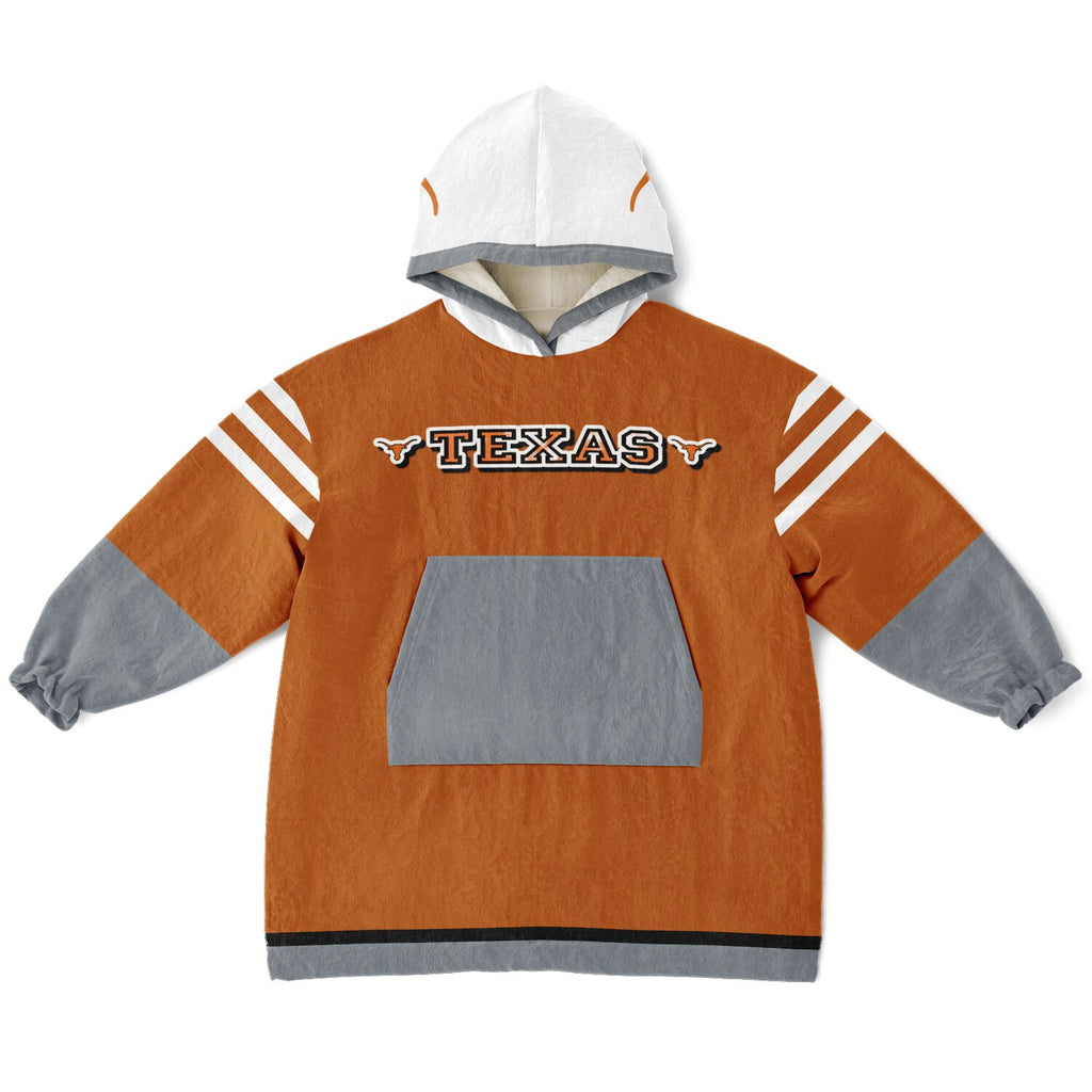 Youth Texas Longhorns Burnt Orange Oversize Game Day Lounge Hoodie