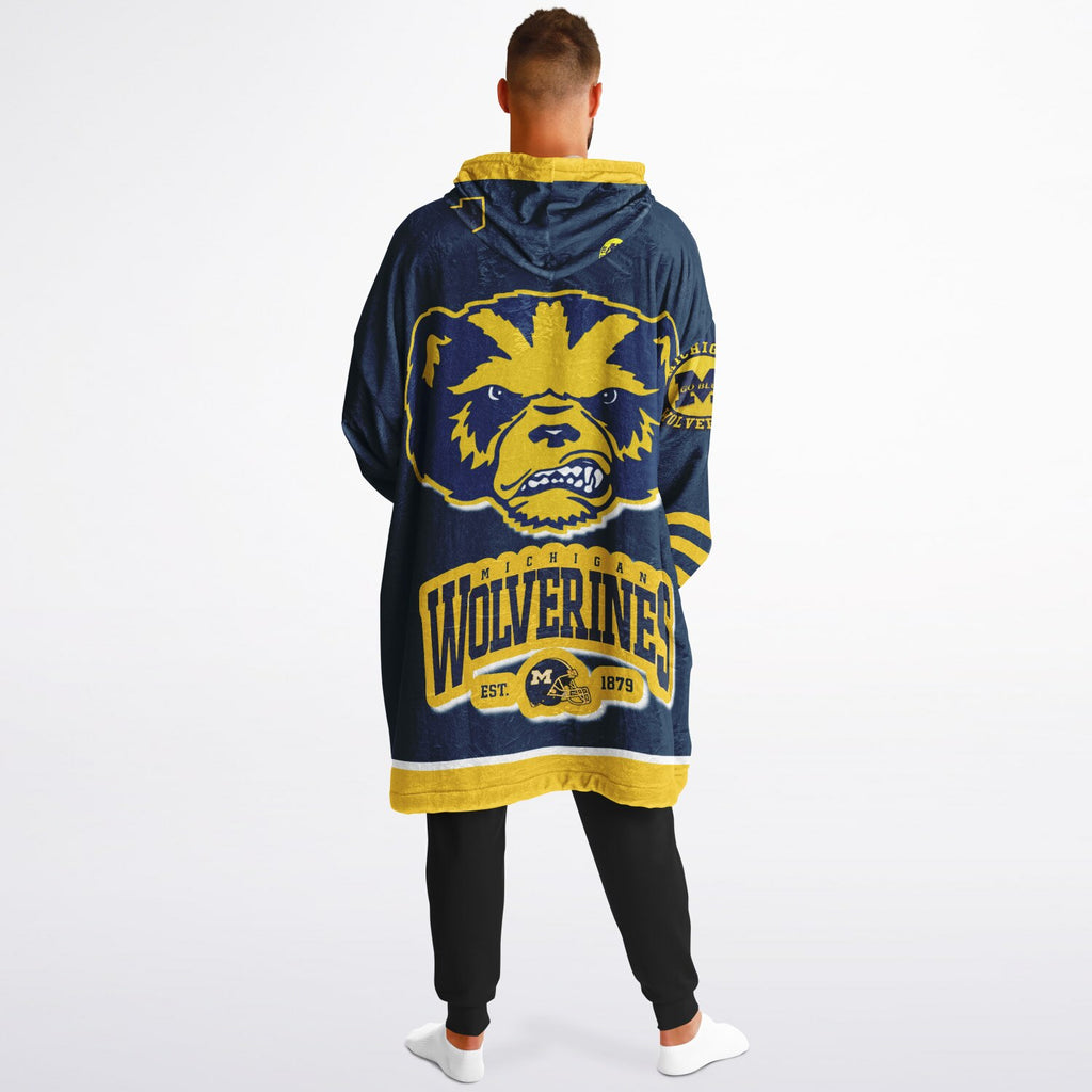 Michigan Wolverines Maize & Blue Adult Game Day Lounge Hoodie