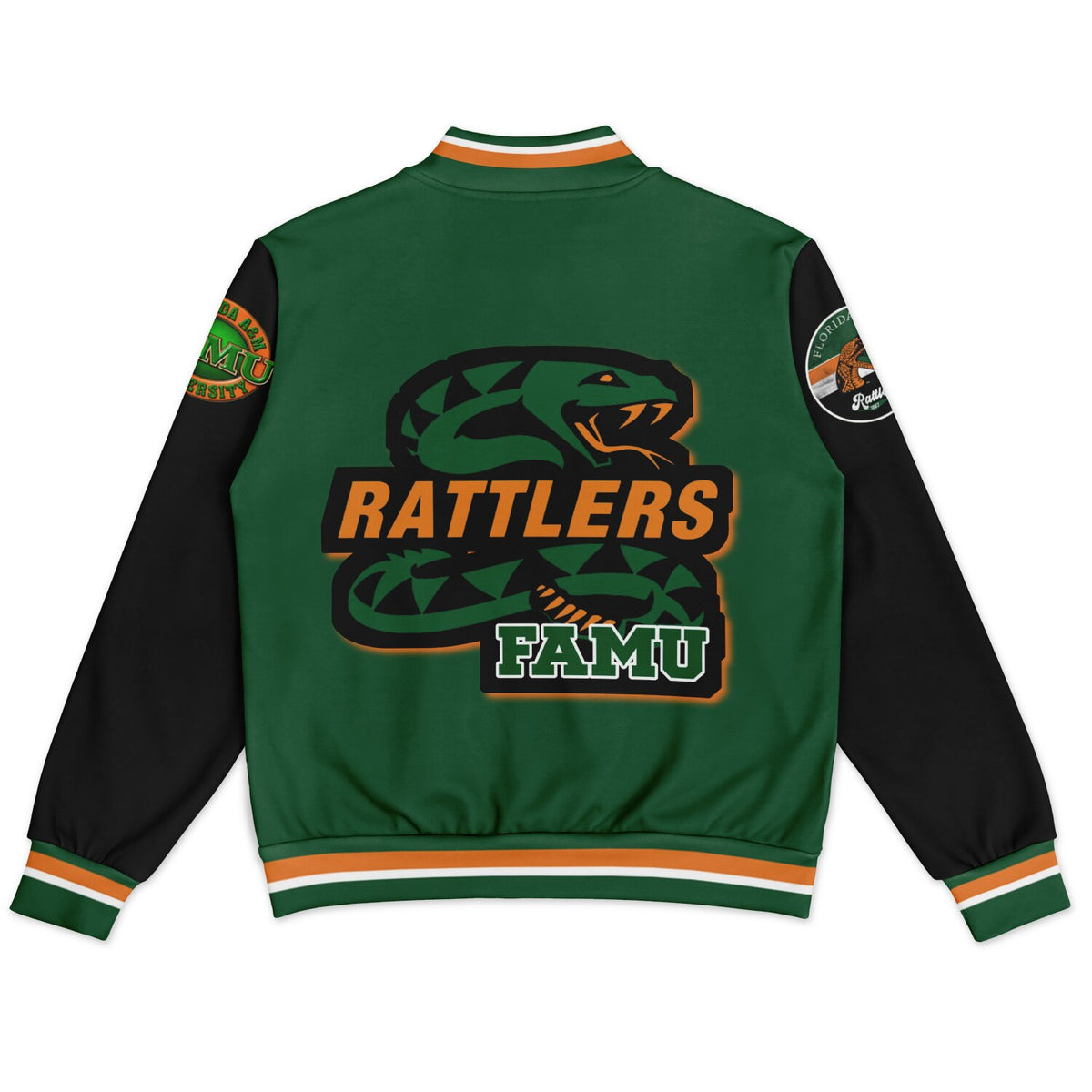 FAMU Black Venom Green Varsity Jacket