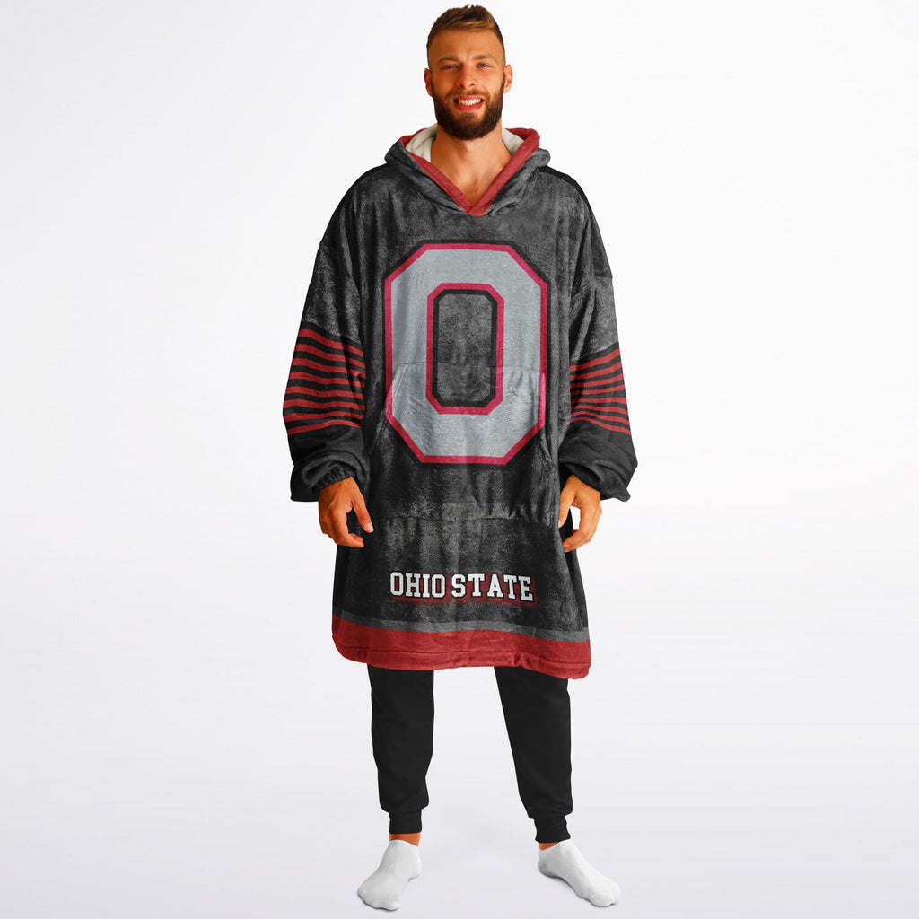 Ohio State Buckeyes Black Adult Game Day Lounge Hoodie