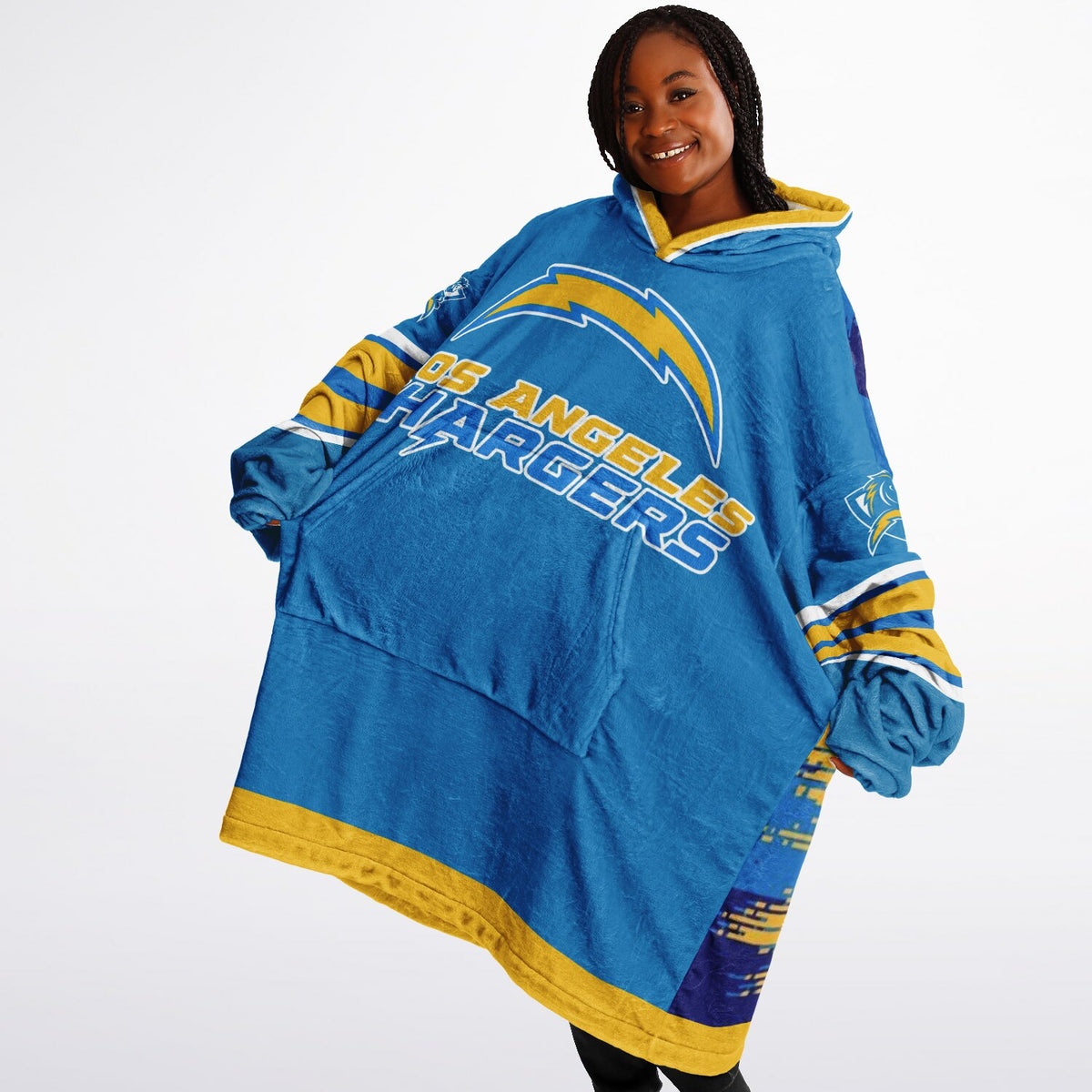LA Chargers Powder Blue Adult Game Day Lounge Hoodie