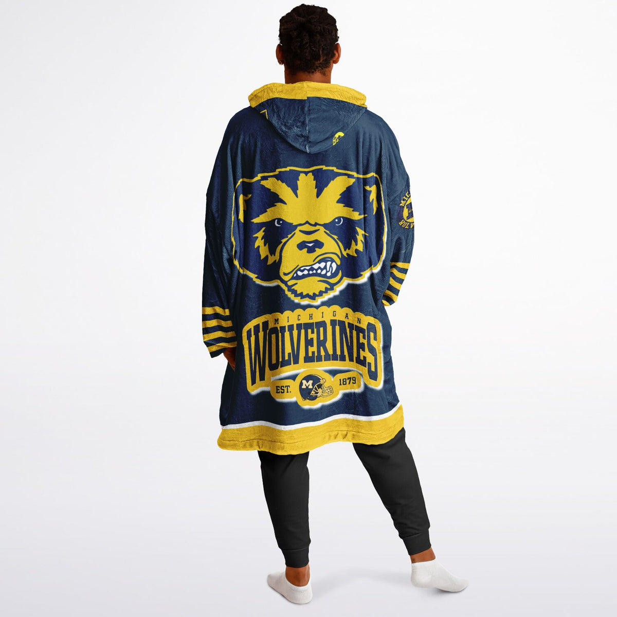 Michigan Wolverines Maize & Blue Adult Game Day Lounge Hoodie