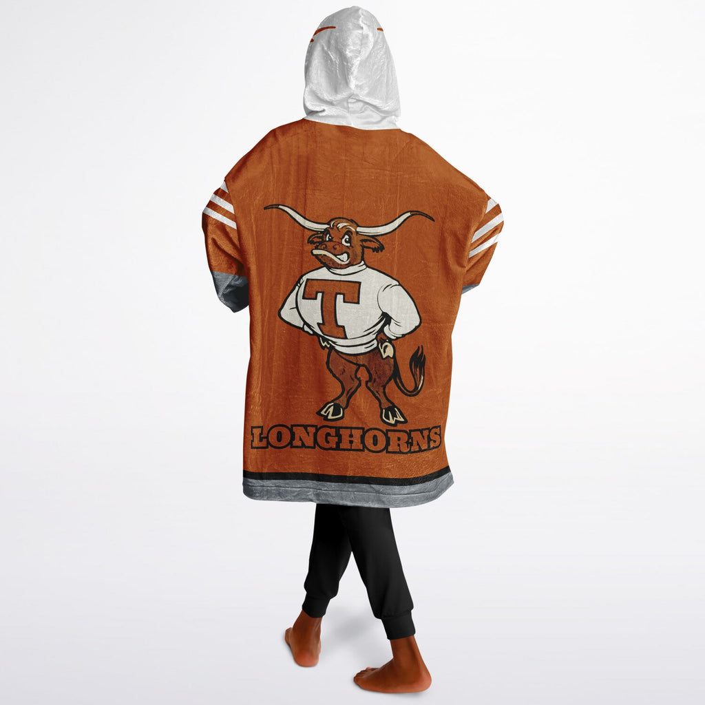 Youth Texas Longhorns Burnt Orange Oversize Game Day Lounge Hoodie