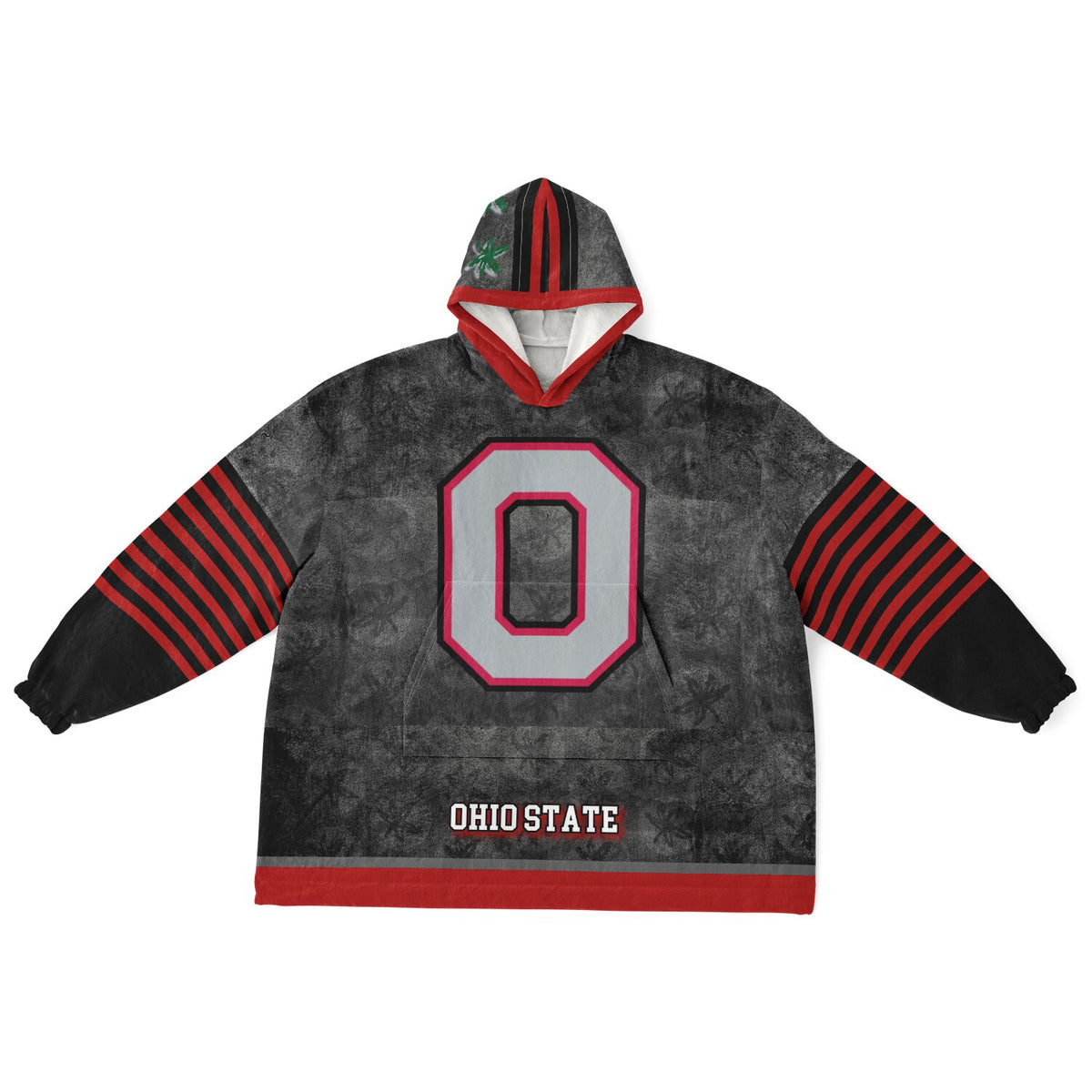 Ohio State Buckeyes Black Adult Game Day Lounge Hoodie