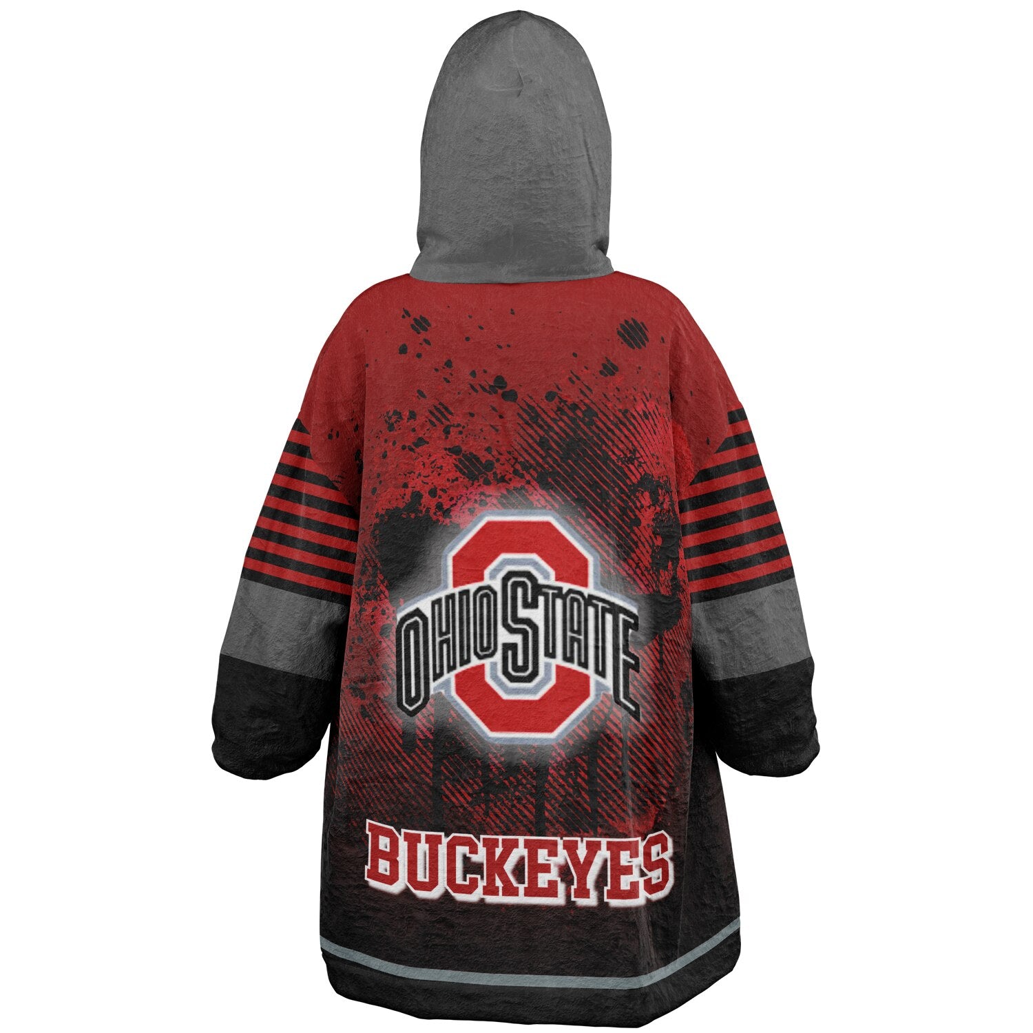 Youth Ohio St. Scarlett Oversize Game Day Lounge Hoodie Great Gift for Young Fans & Future Buckeyes