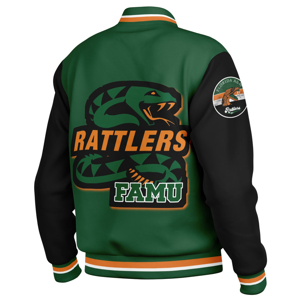 FAMU Black Venom Green Varsity Jacket