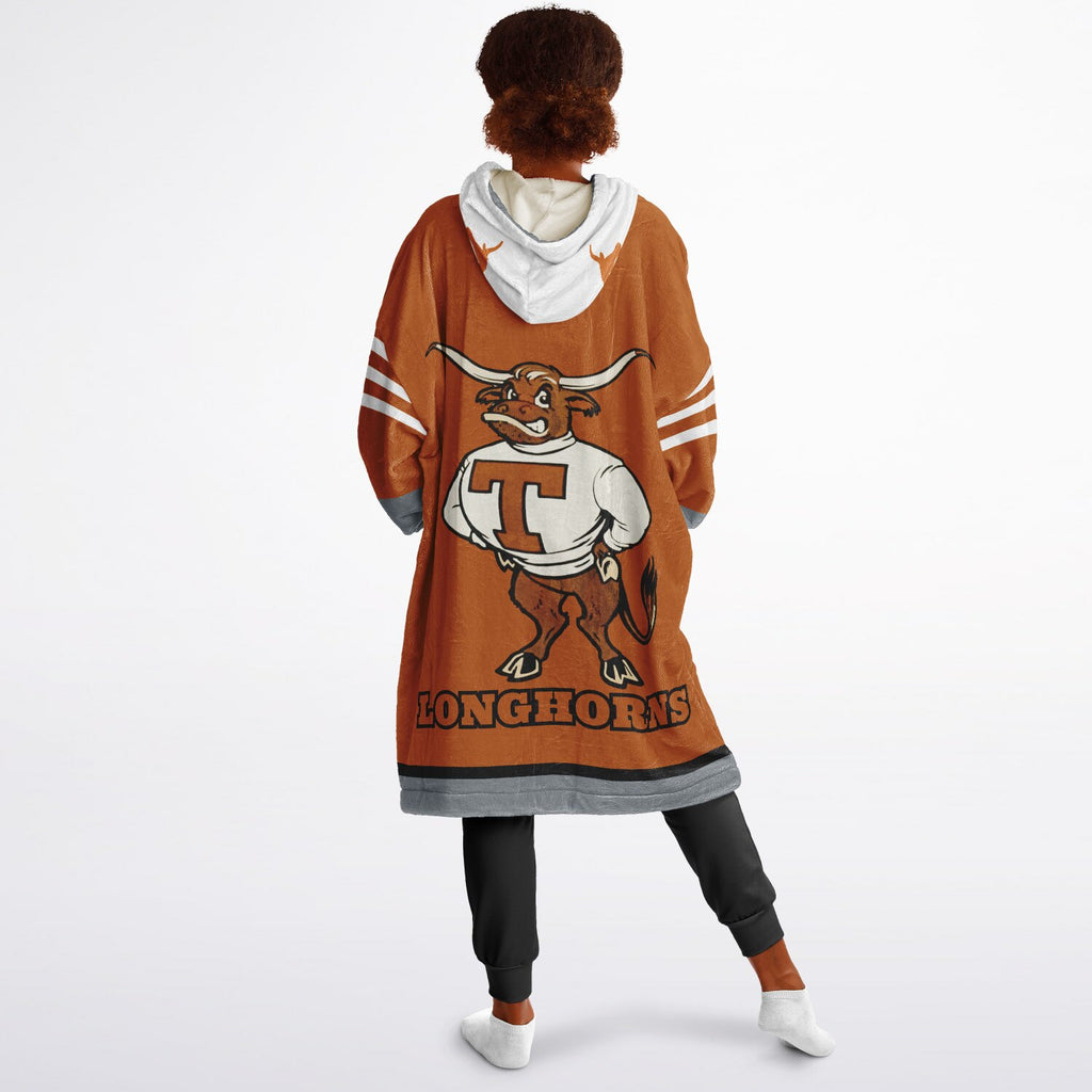 Youth Texas Longhorns Burnt Orange Oversize Game Day Lounge Hoodie