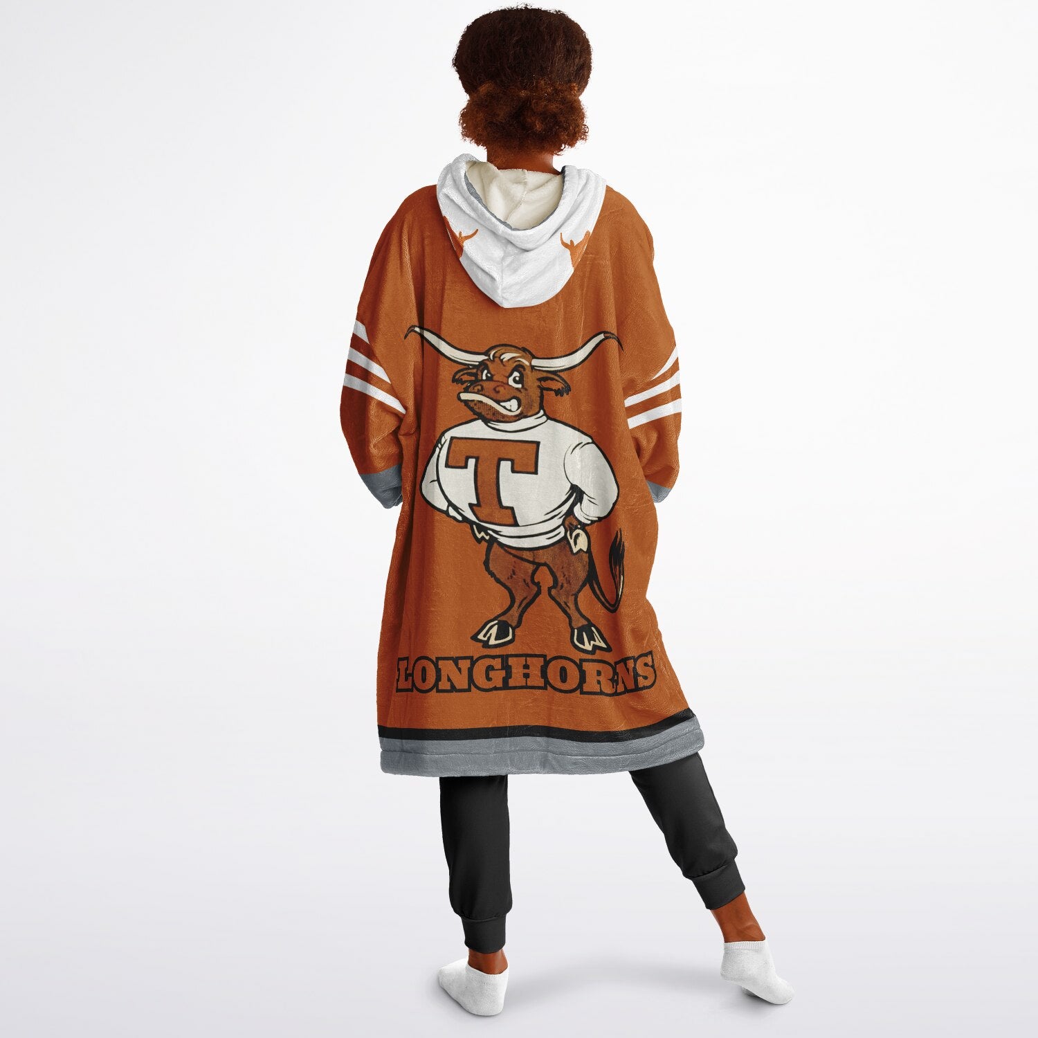 Youth Texas Longhorns Burnt Orange Oversize Game Day Lounge Hoodie