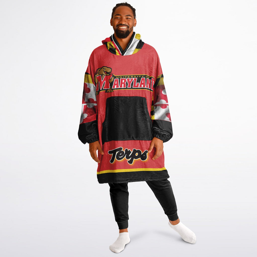 Maryland Flag Adult Game Day Lounge Hoodie