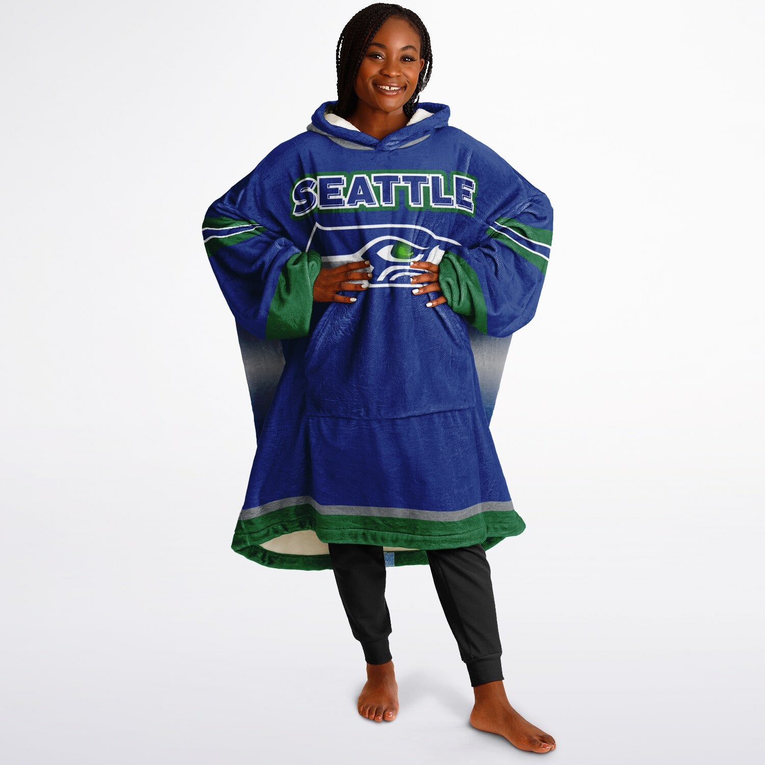 Seattle Seahawks Adult Game Day Lounge Hoodie