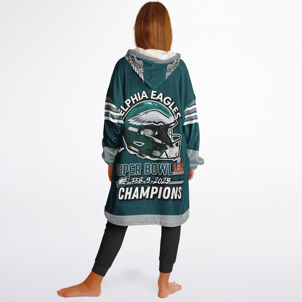 Youth Oversize Hooded Blanket Philly Player Green S.B. Champion 2024