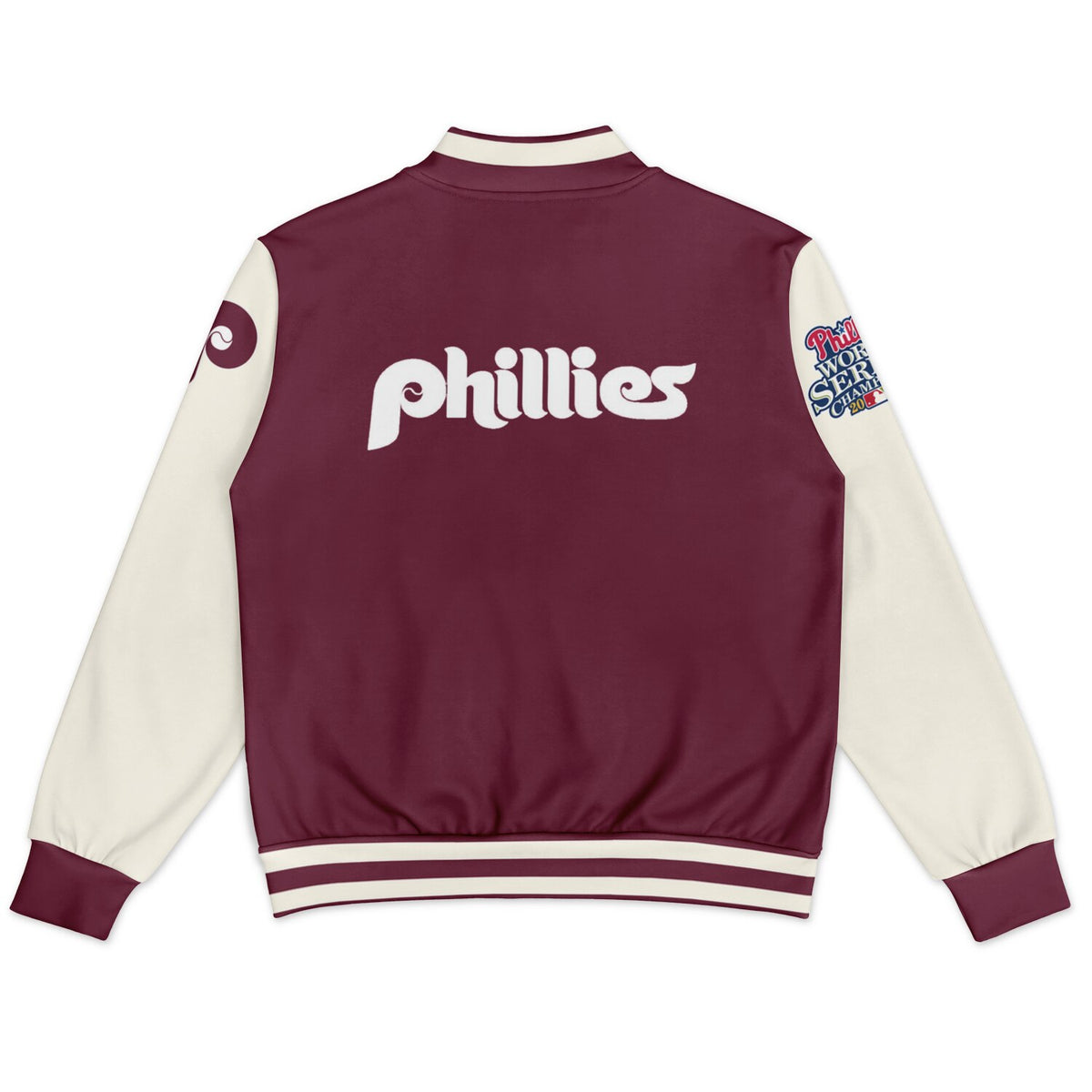 Philadelphia Phillies Maroon Baseball Jacket