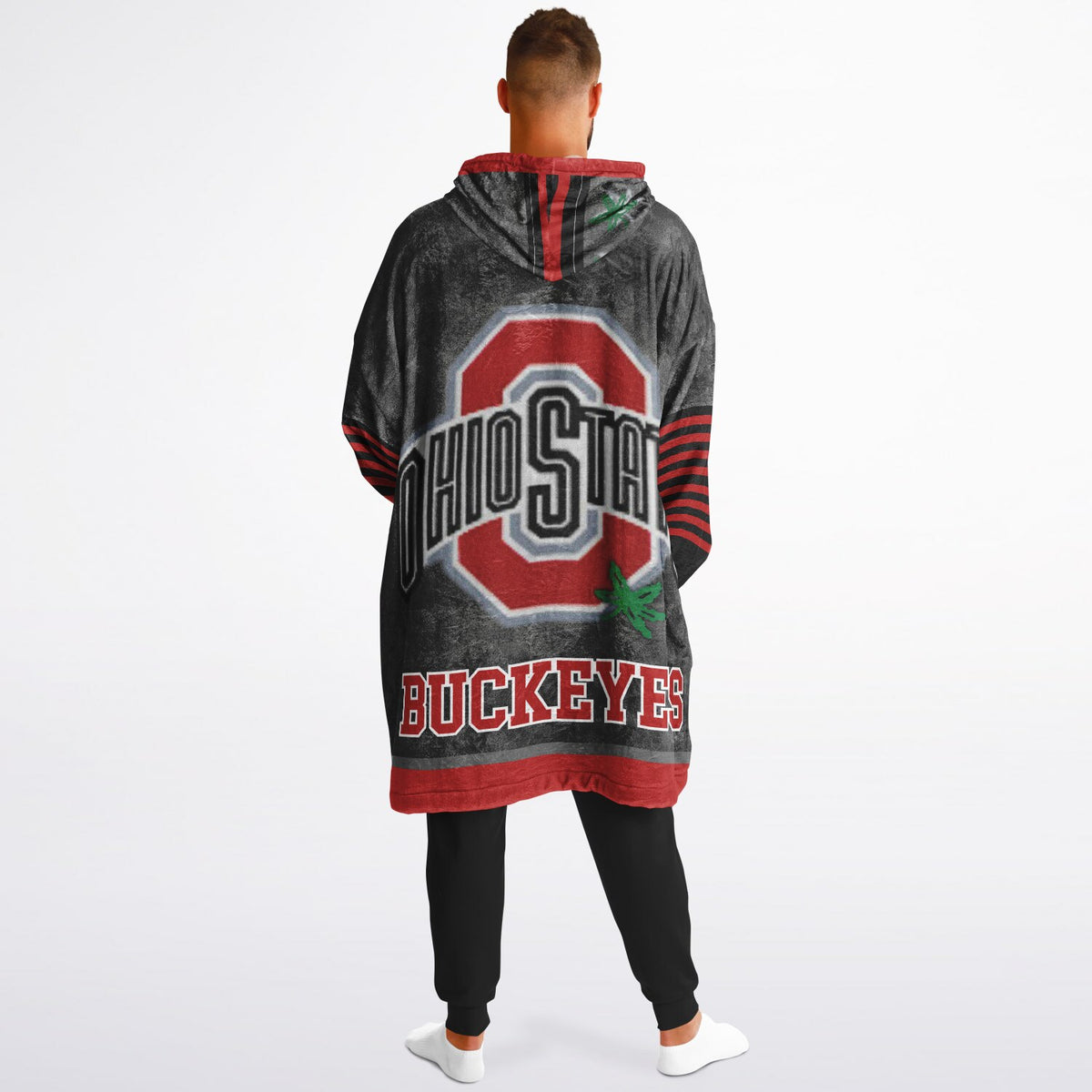 Ohio State Buckeyes Black Adult Game Day Lounge Hoodie