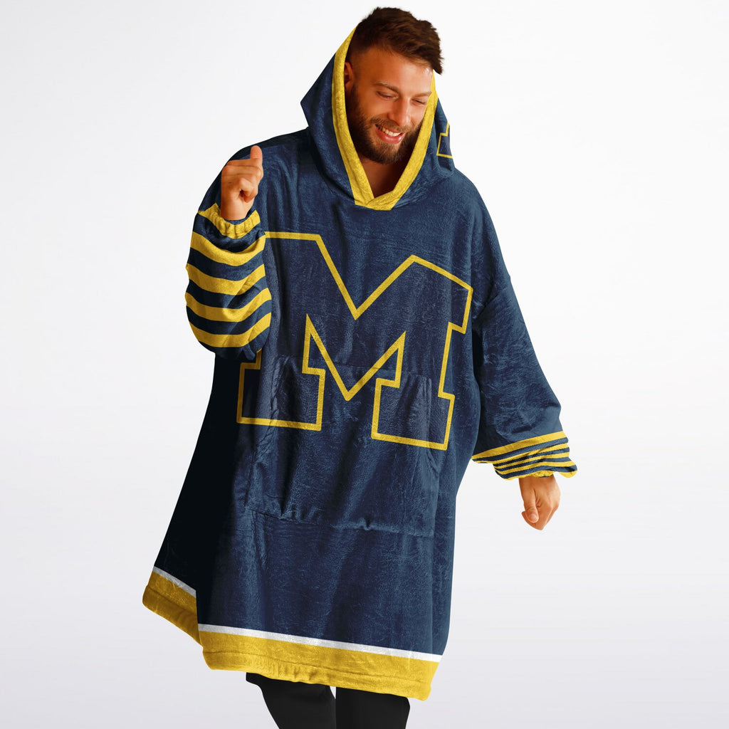 Michigan Wolverines Maize & Blue Adult Game Day Lounge Hoodie