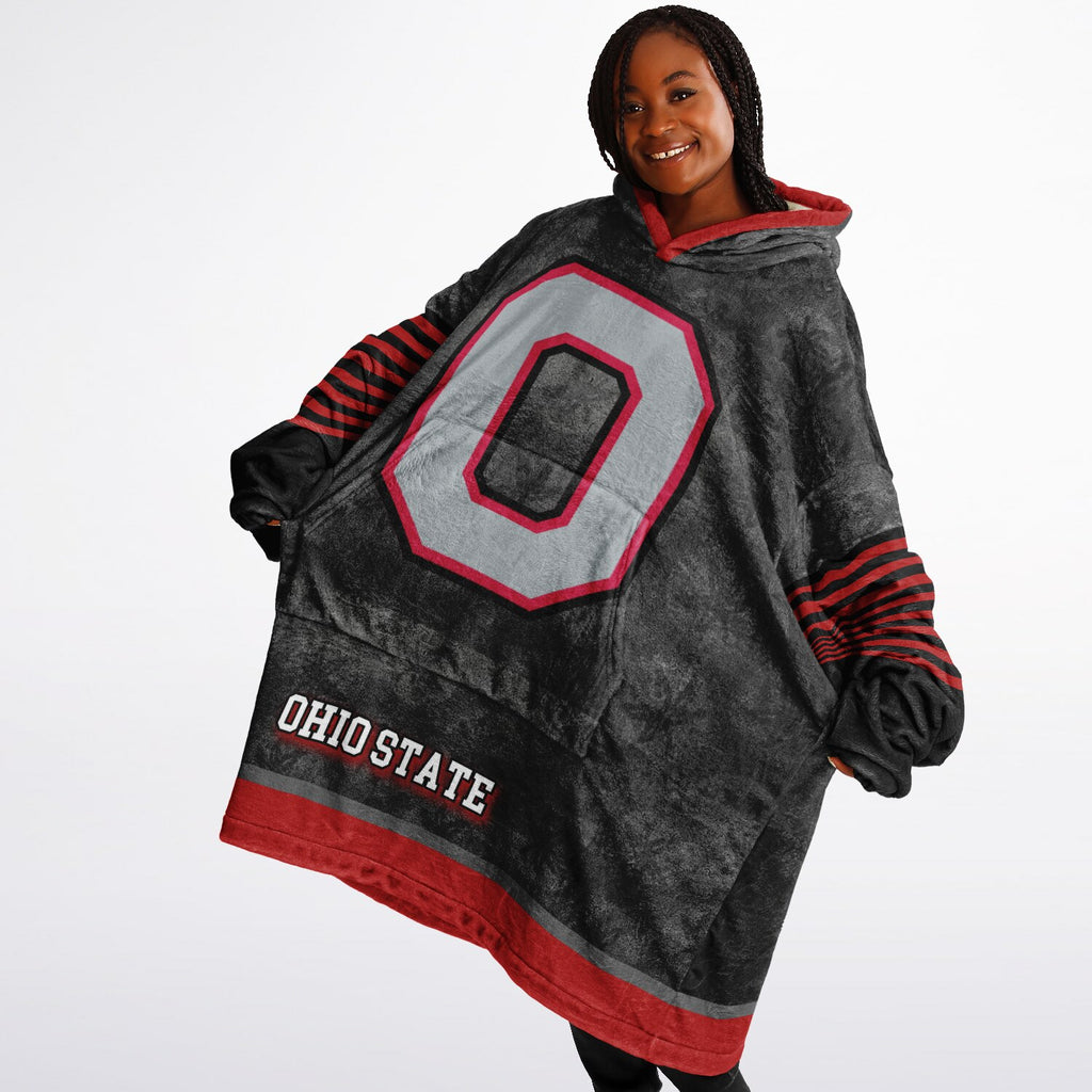 Ohio State Buckeyes Black Adult Game Day Lounge Hoodie