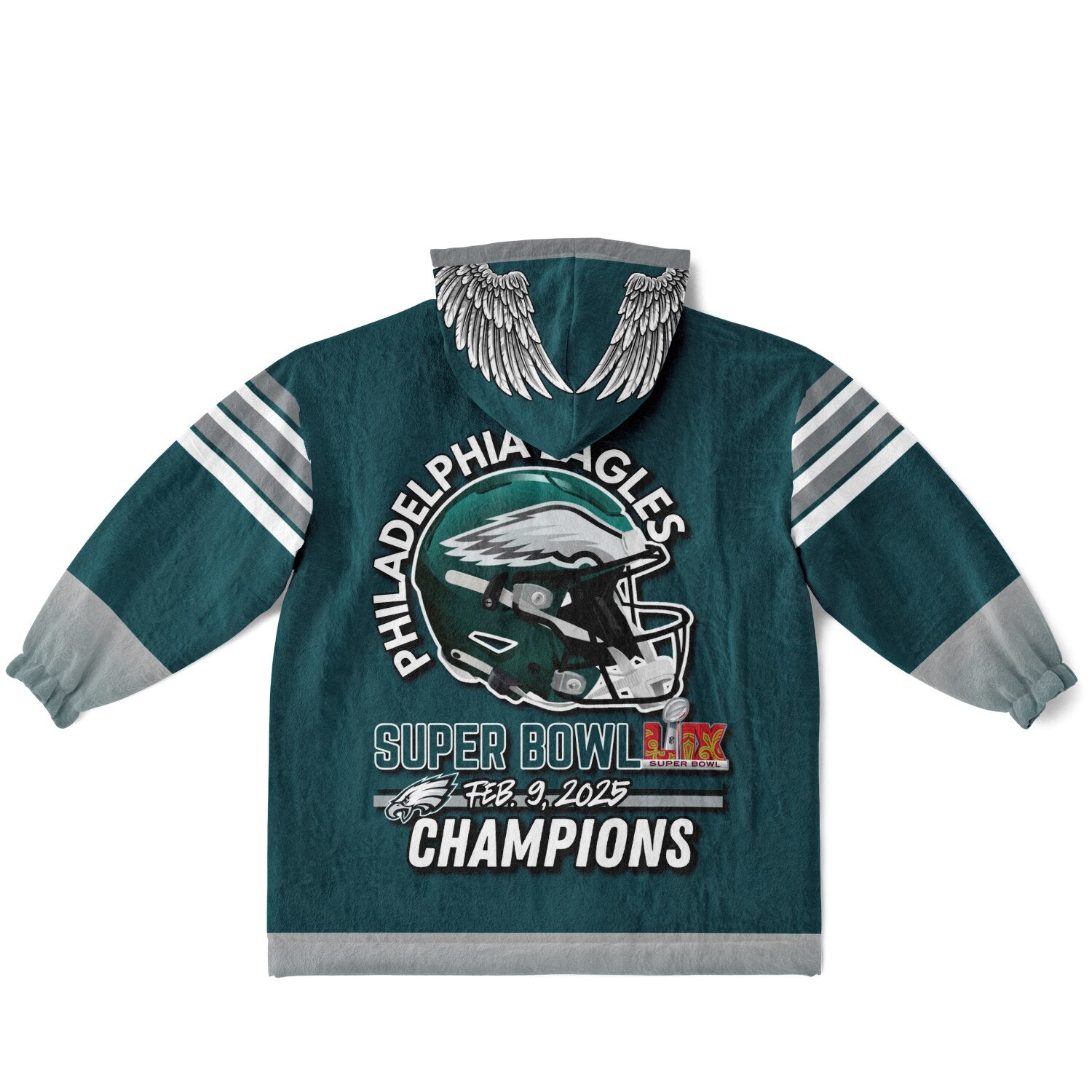Youth Oversize Hooded Blanket Philly Player Green S.B. Champion 2024