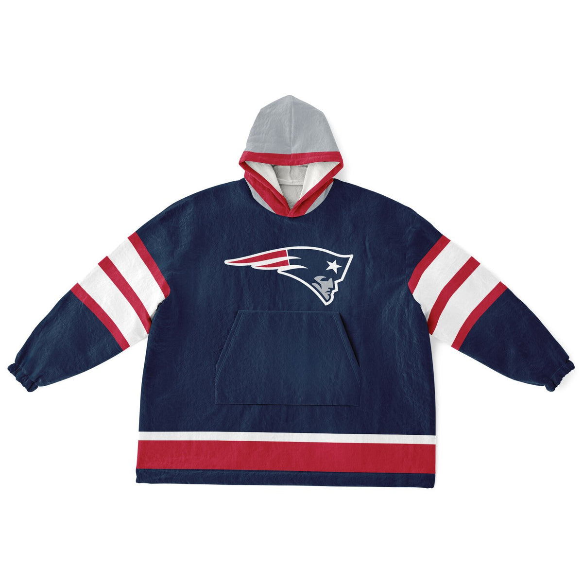 New England Patriots Blue Adult Game Day Lounge Hoodie