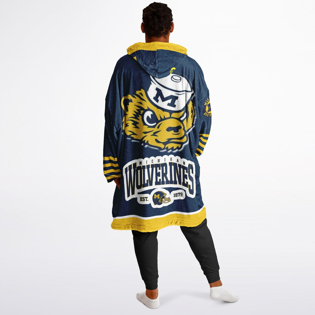 Michigan Wolverines Maize & Blue Adult Game Day Lounge Hoodie