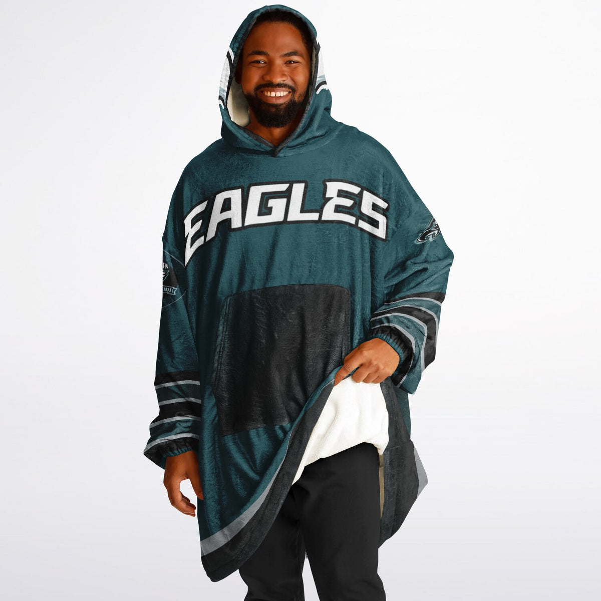 Eagles Victory Green Adult Game Day Lounge Hoodie