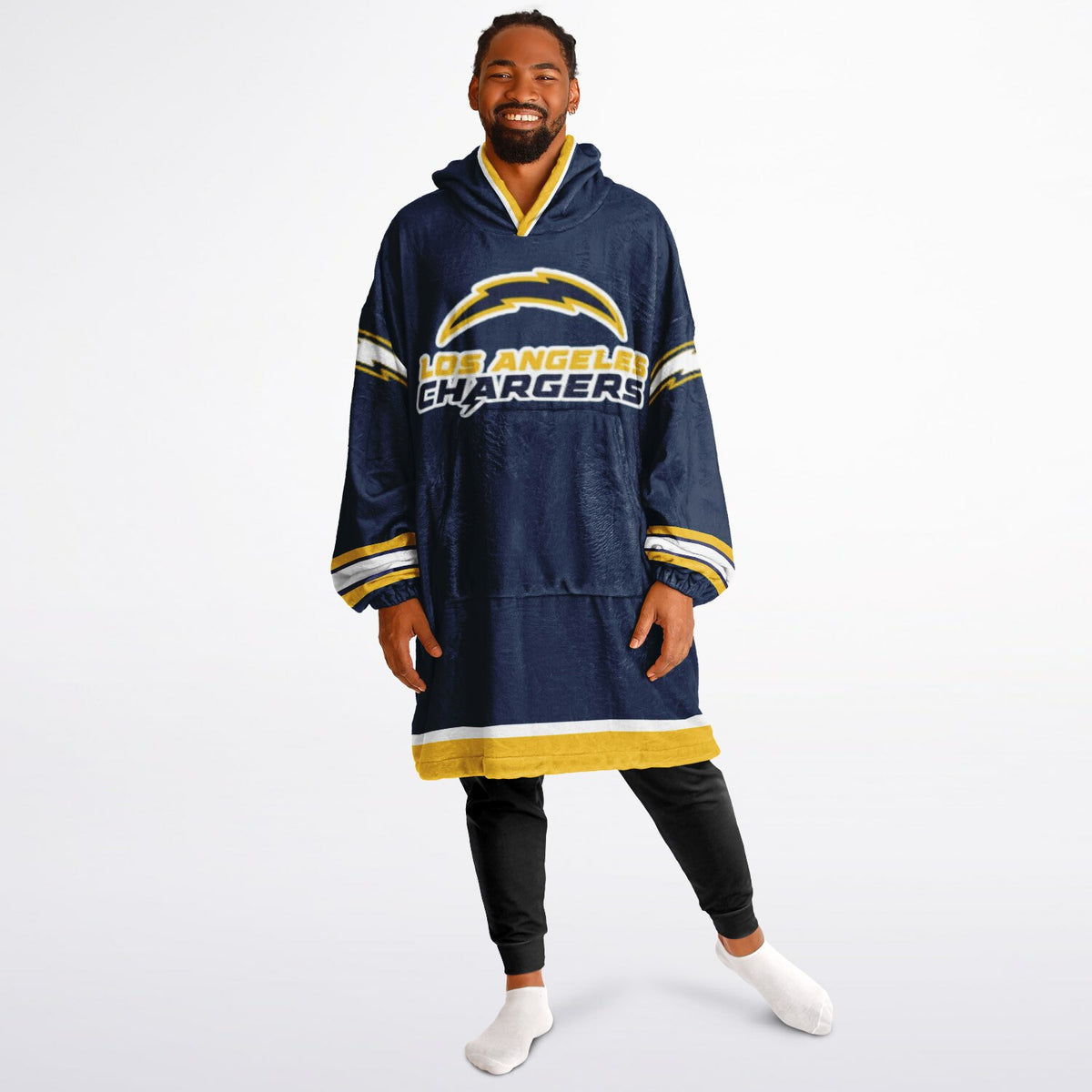LA Chargers Electric Blue Adult Game Day Lounge Hoodie