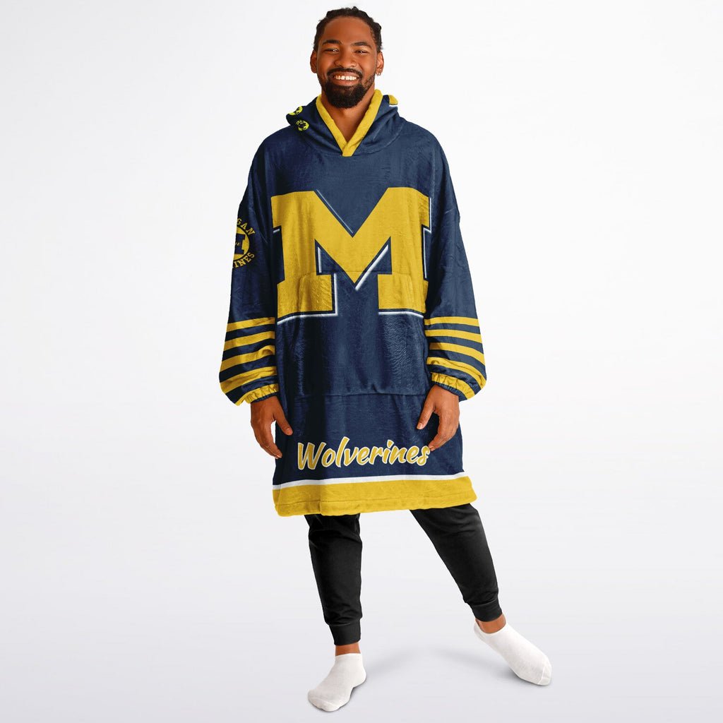 Michigan Wolverines Maize & Blue Adult Game Day Lounge Hoodie