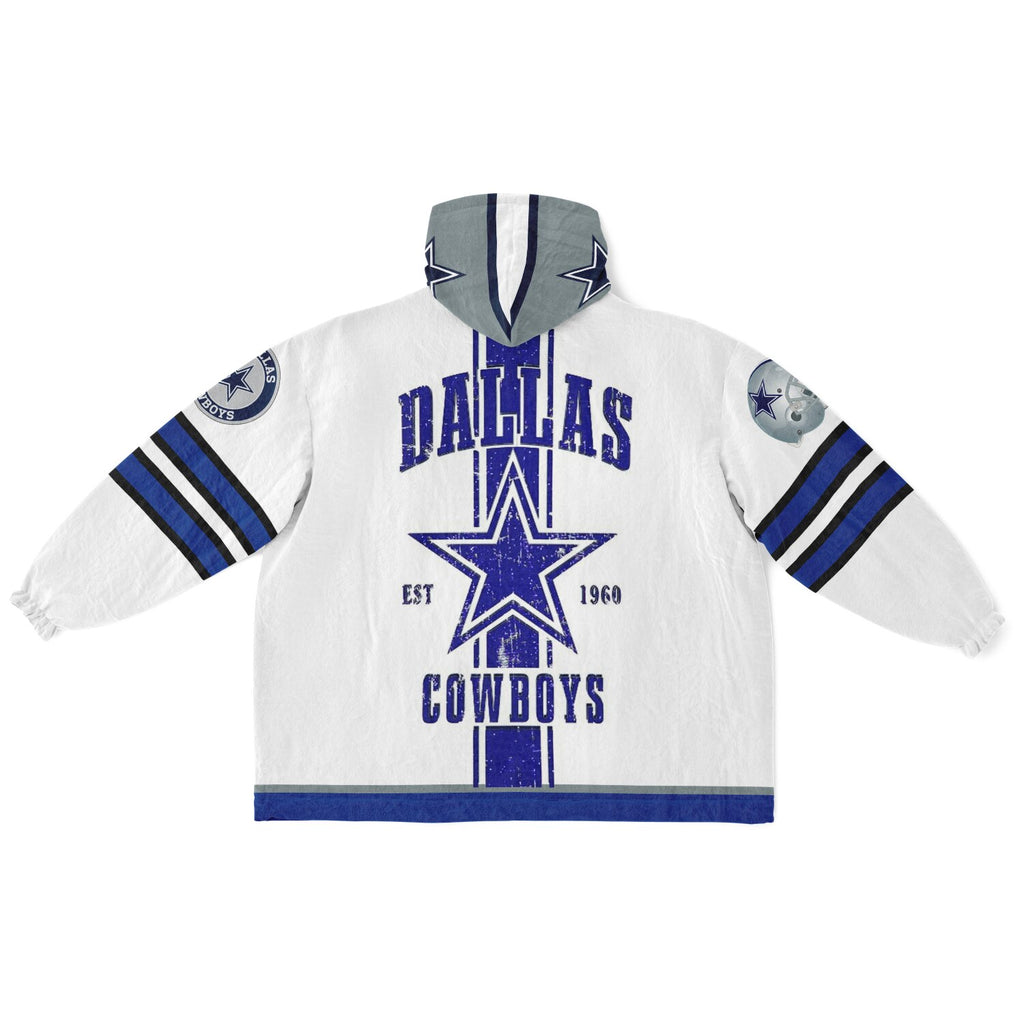 Cowboys White Adult Game Day Lounge Hoodie