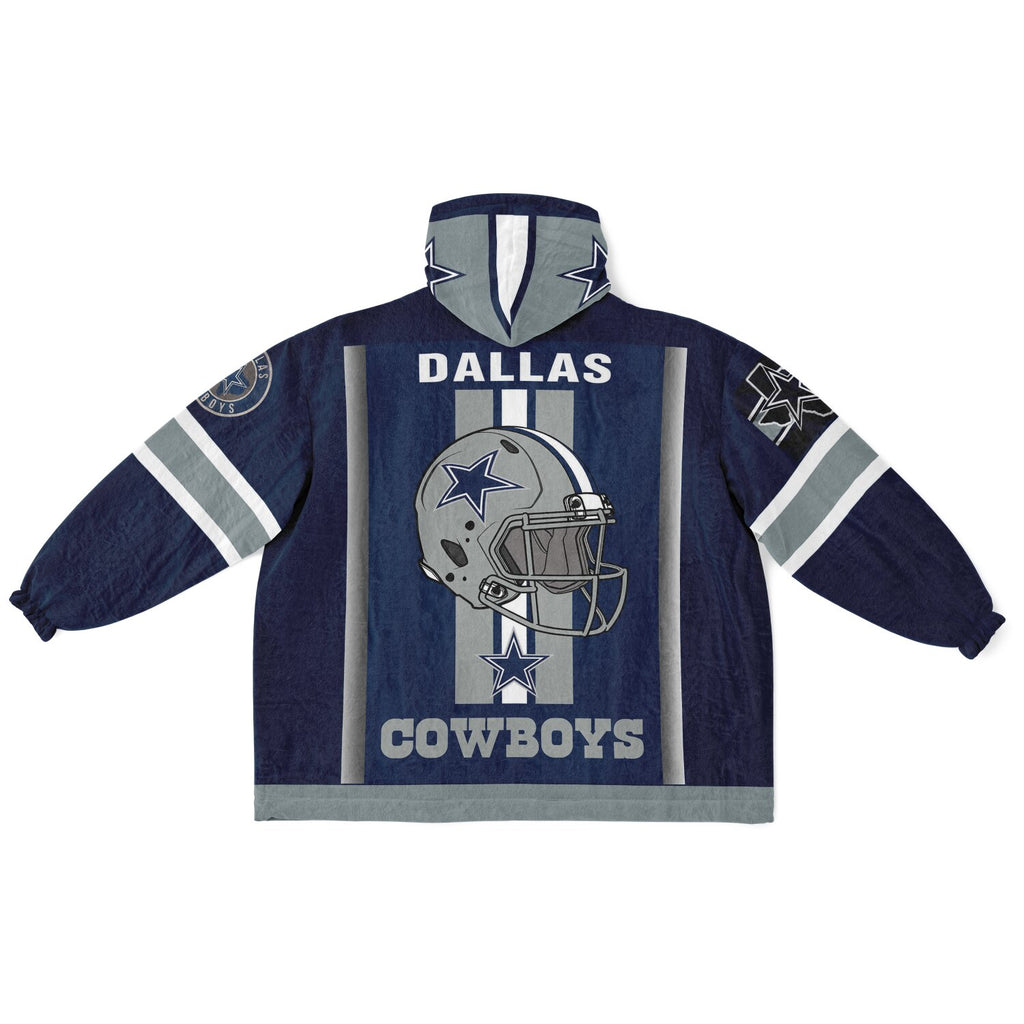 Cowboys Dark Blue Adult Game Day Lounge Hoodie