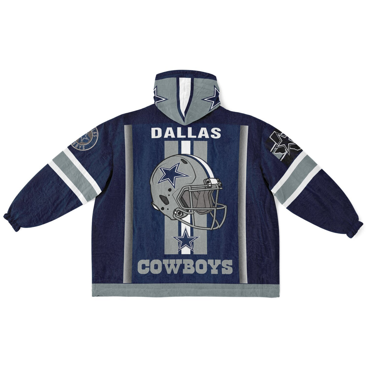 Cowboys Dark Blue Adult Game Day Lounge Hoodie